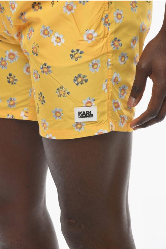  칼라거펠트 스윔팬츠 KL22MBM07 YELLOW Yellow - KARL LAGERFELD
