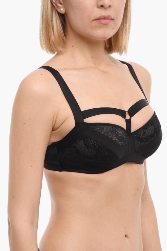  말리스데커스 브라 35710 0 BLACK LACE AND GREY Black - MARLIES DEKKERS