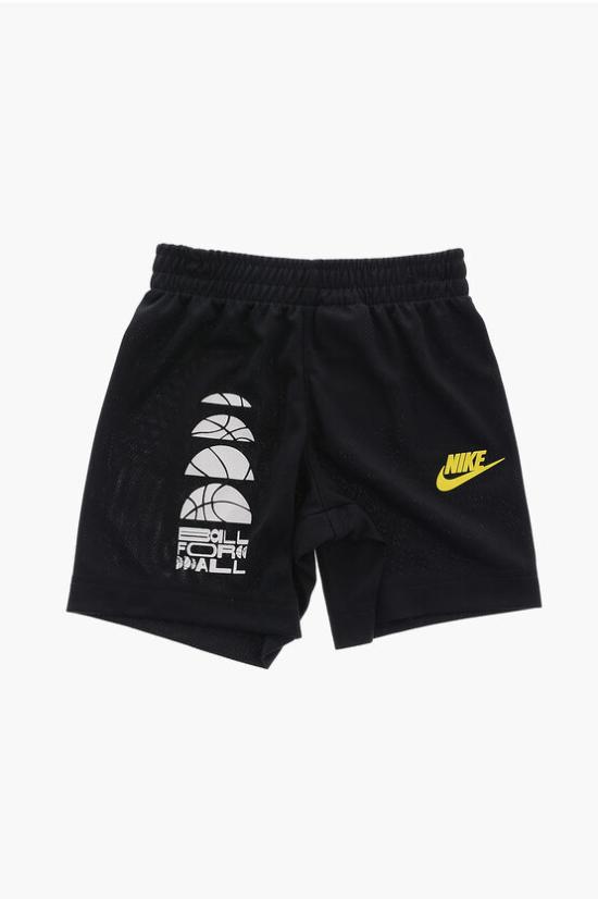  [키즈] 나이키 쇼츠/버뮤다 86K497 023 Black White - NIKE