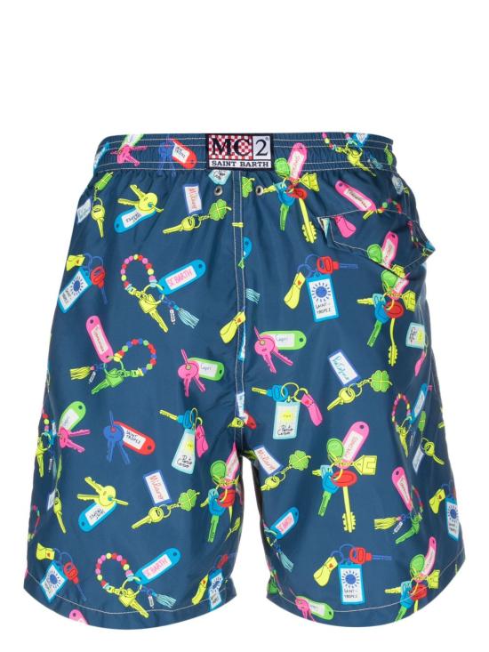  세인트바쓰 스윔팬츠 LIGHTING 06774D71 Green - MC2 SAINT BARTH