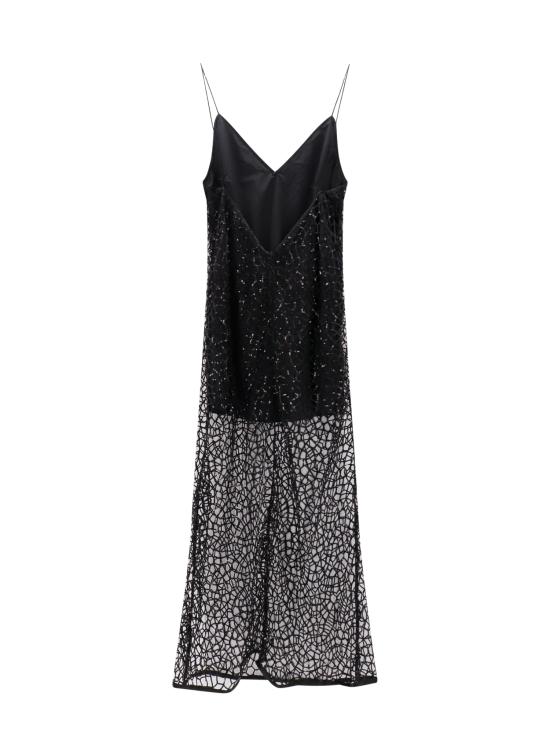 24FW 더 니나 스튜디오 롱 원피스 THEMANTIS NERO Black - THE NINA STUDIO