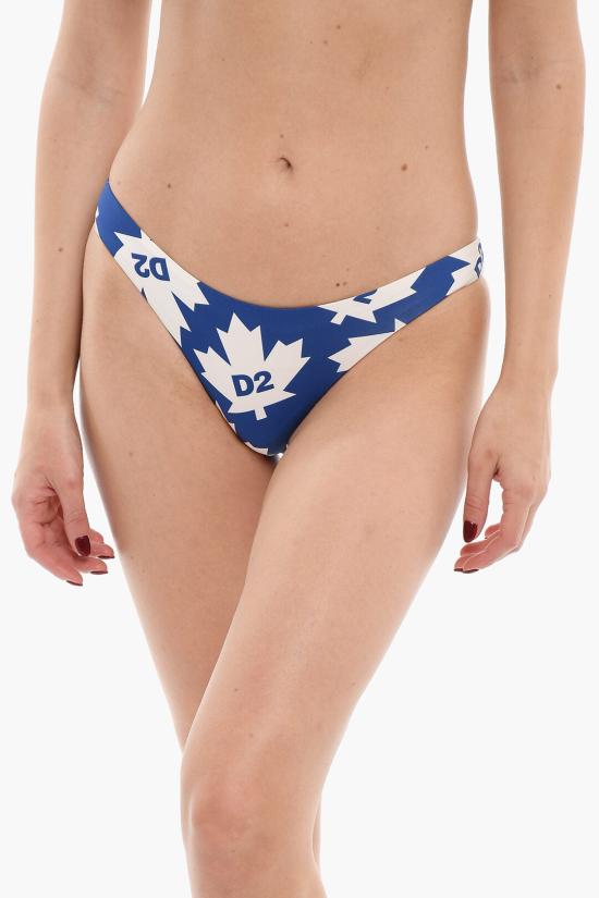  디스퀘어드2 비키니 수영복 D6B213120 0 410 Bianco, Blu