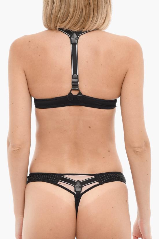  말리스데커스 브라 18151 0 BLACK PINSTRIPE Black - MARLIES DEKKERS