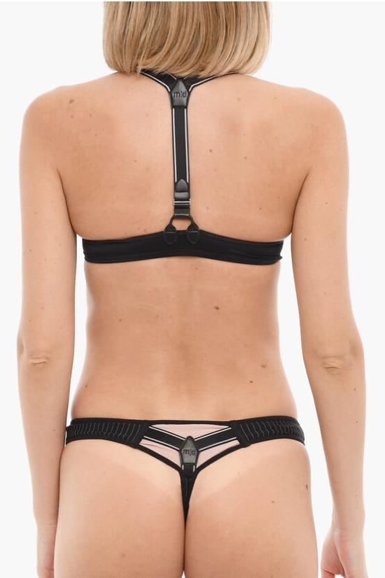  말리스데커스 브라 18151 0 BLACK PINSTRIPE Black - MARLIES DEKKERS