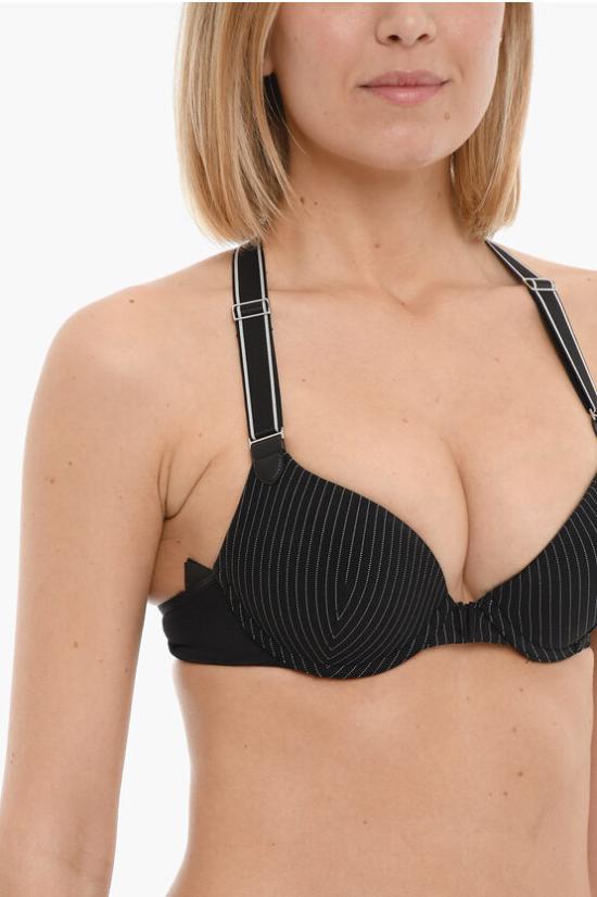  말리스데커스 브라 18151 0 BLACK PINSTRIPE Black - MARLIES DEKKERS