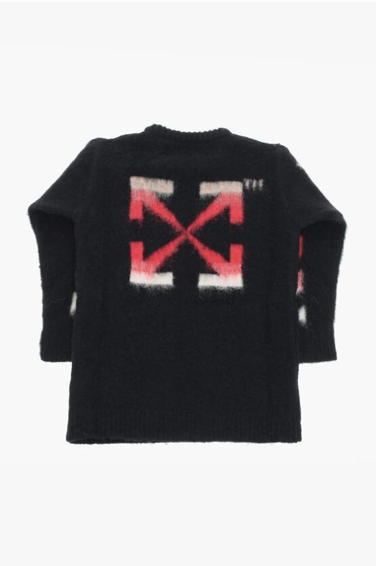  [키즈] 오프화이트 키즈 풀오버 OGHI002F21 KNI001 1032 Black - OFF WHITE