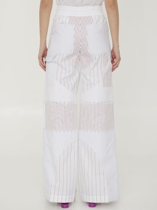  오프화이트 스트레이트 팬츠 OWCA166S23 WHITE - OFF WHITE