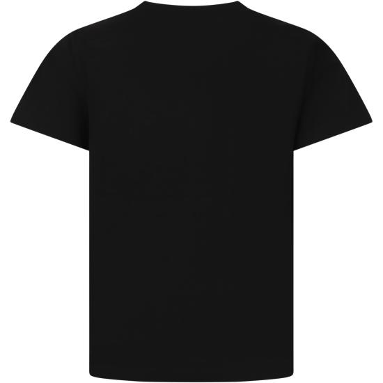  [키즈] 발망 티셔츠 BT8Q51 J0177 930OR BLACK - BALMAIN