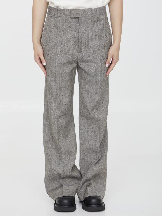  보테가베네타 플레어 팬츠 749965 BROWN