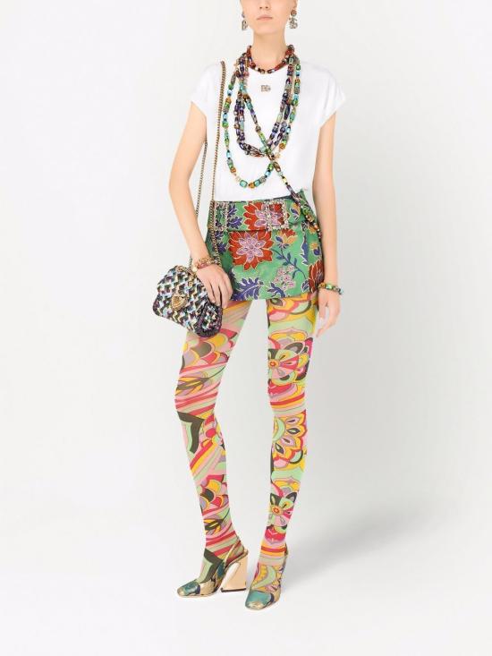  돌체앤가바나 / 여성 캡핑 로고 민소매 티셔츠 F8M69Z G7B3US9000 BPG - DOLCE & GABBANA