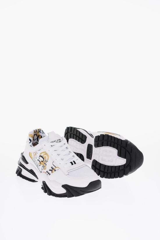  베르사체 스니커즈 74YA3SI9 ZP261 G03 Giallo Bianco e Nero