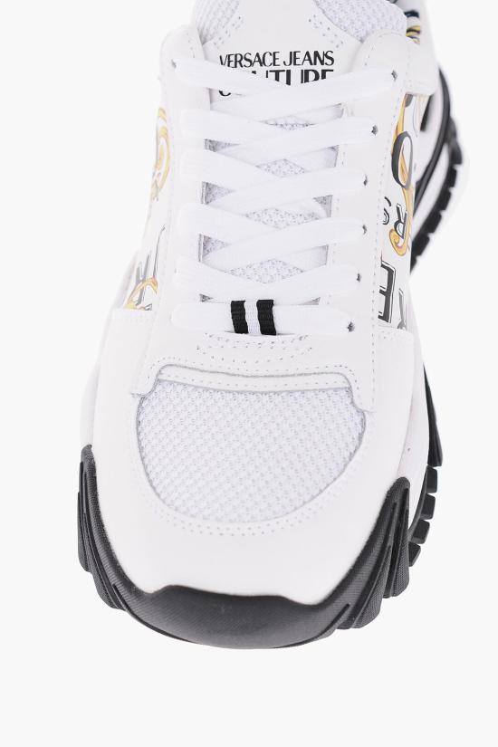  베르사체 스니커즈 74YA3SI9 ZP261 G03 Giallo Bianco e Nero - VERSACE
