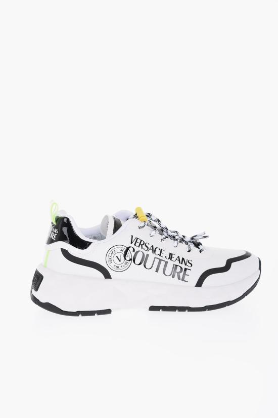  베르사체 스니커즈 74YA3SBA ZS695 L02 Black White - VERSACE