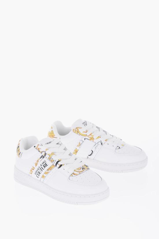  베르사체 뮬/슬리퍼 74VA3SJ7 ZP208 G03 Oro Bianco e Nero