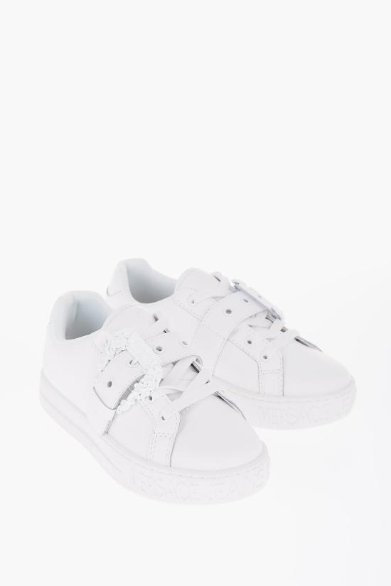  베르사체 진스 꾸뛰르 스니커즈 진스 꾸뛰르 스니커즈 74VA3SK9 ZP237 003 White
