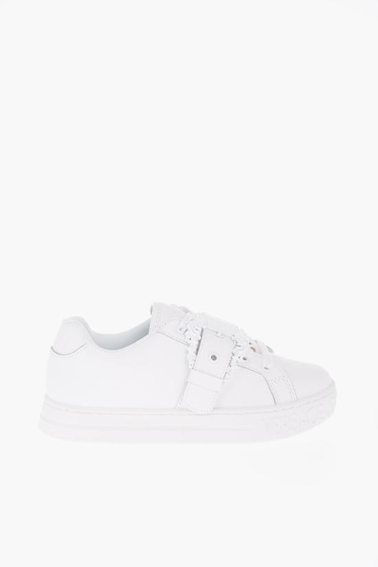  베르사체 진스 꾸뛰르 스니커즈 진스 꾸뛰르 스니커즈 74VA3SK9 ZP237 003 White - VERSACE