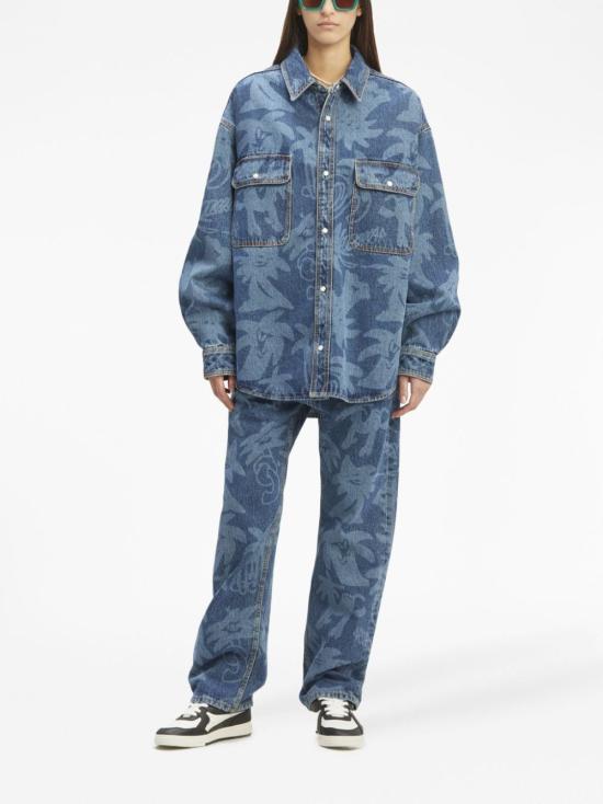  팜앤젤스 긴팔 데님 셔츠 PMYD020E23DEN001 4540 - PALM ANGELS