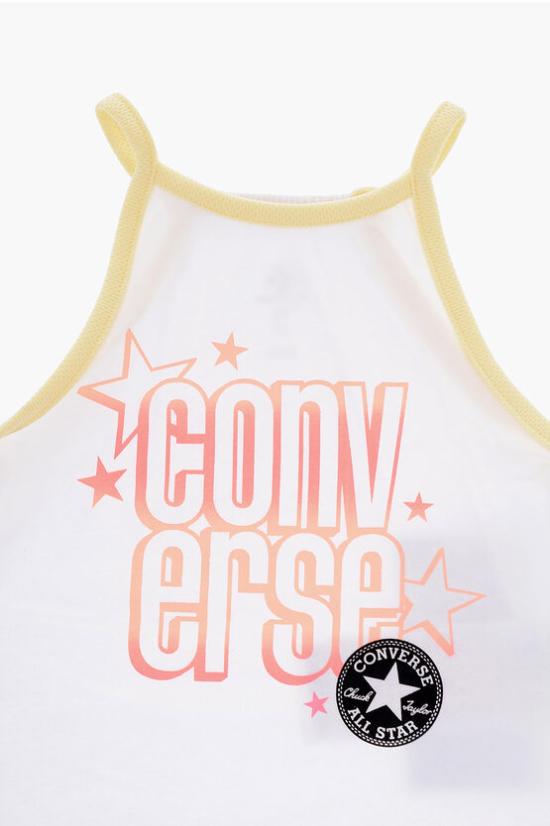  [키즈] 컨버스 캐주얼 세트 3CC677 Y0Y Bianco Giallo - CONVERSE