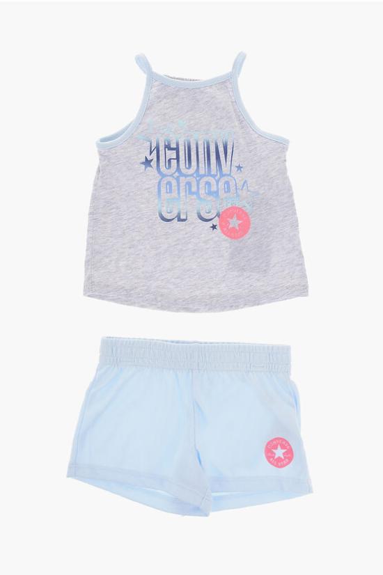  [키즈] 컨버스 캐주얼 세트 3CC677 C7L Azzurro Grigio