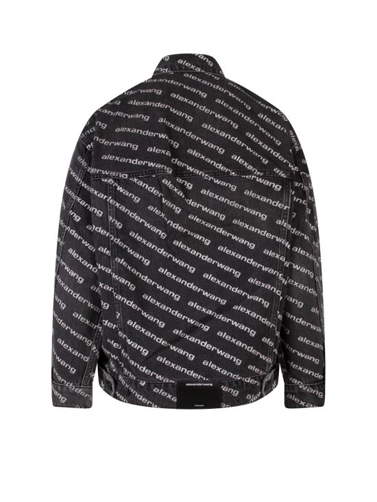 24FW 데님 X 알렉산더 왕 자켓 4DC1212888 060 Black - ALEXANDER WANG