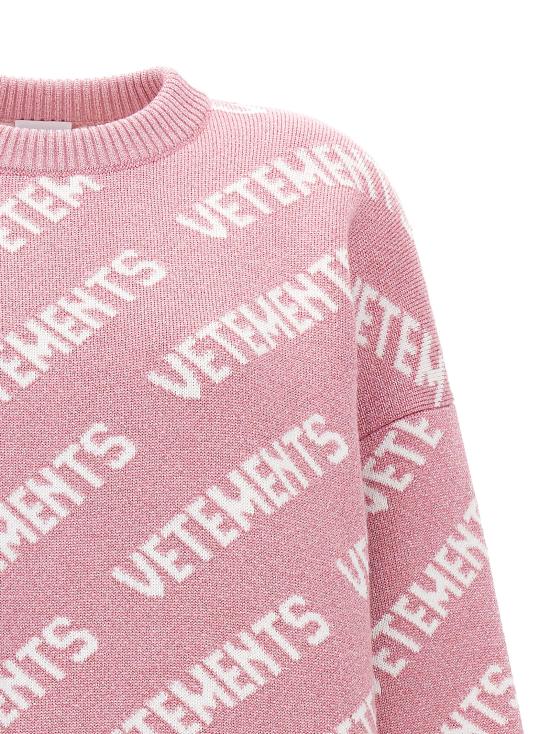  베트멍 스웨터 UE54KN220PBABYPINKWHITE Pink - VETEMENTS