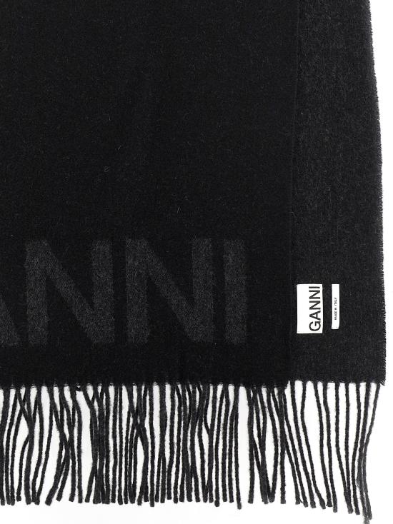 26FW 가니 머플러/스카프 A3905099 Black - GANNI
