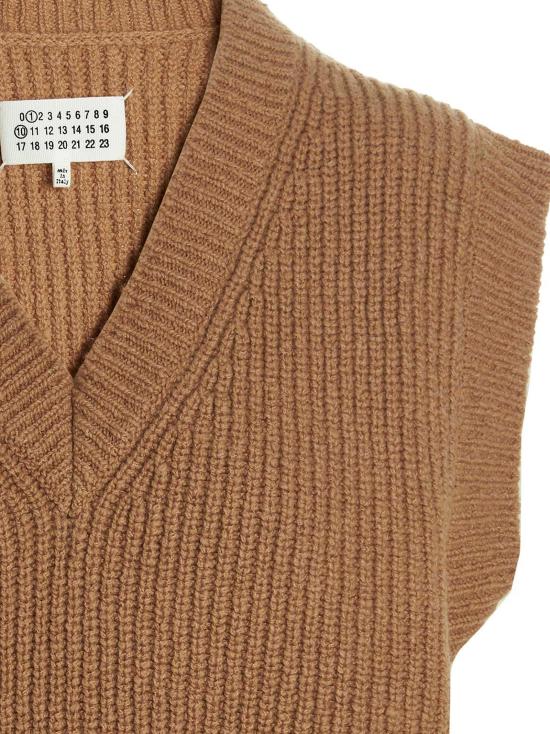  마르지엘라 니트 베스트 S50FB0097S18207124 Beige - MAISON MARGIELA