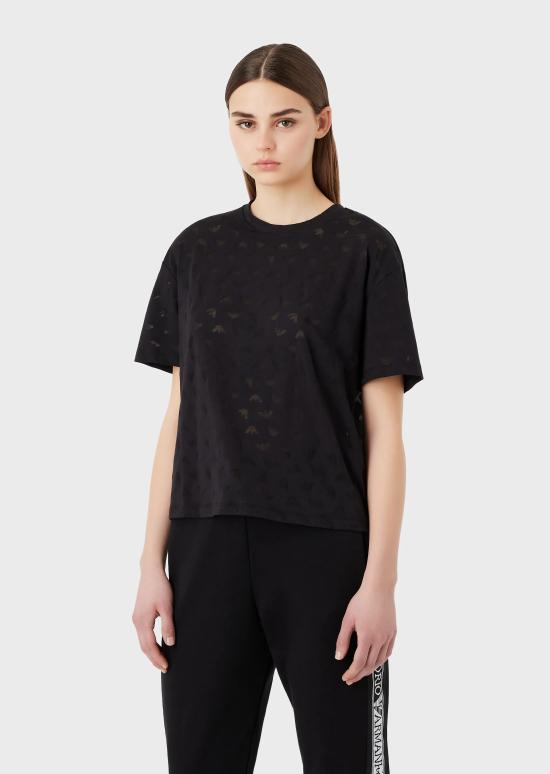  엠포리오 아르마니 반팔 티셔츠 3R2T7F 2JWBZ 0999 - EMPORIO ARMANI