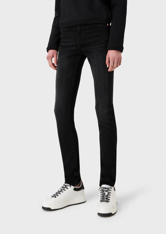 엠포리오 아르마니 데님 스트레이트 팬츠 스트레이트 팬츠 3R2J18 2DZ4Z 0005 - EMPORIO ARMANI