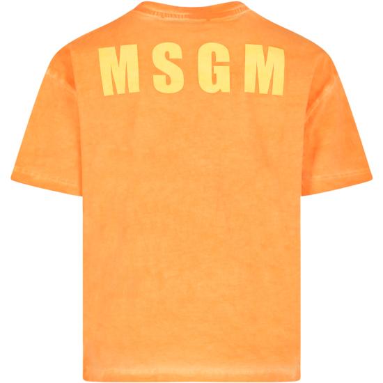  [키즈] 엠에스지엠 티셔츠 MS029551 030 ORANGE - MSGM
