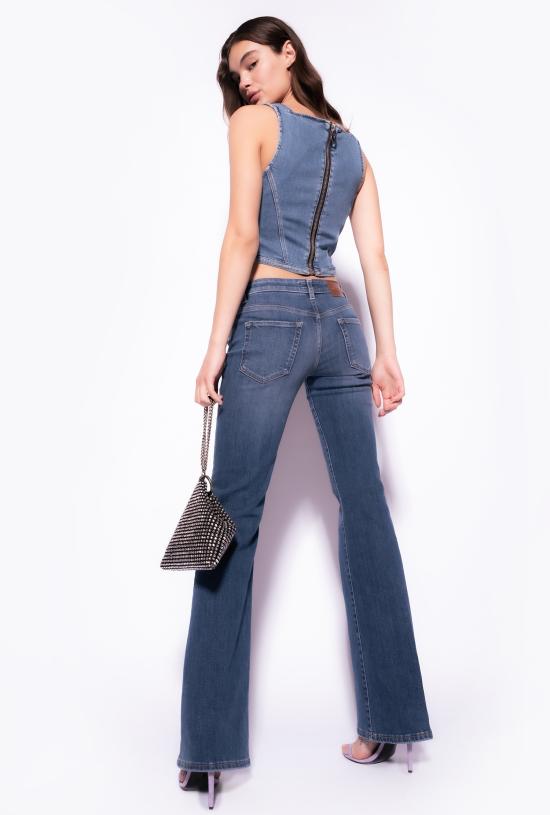  핑코 데님 스트레이트 팬츠 스트레이트 팬츠 100177A0FS PJC - PINKO