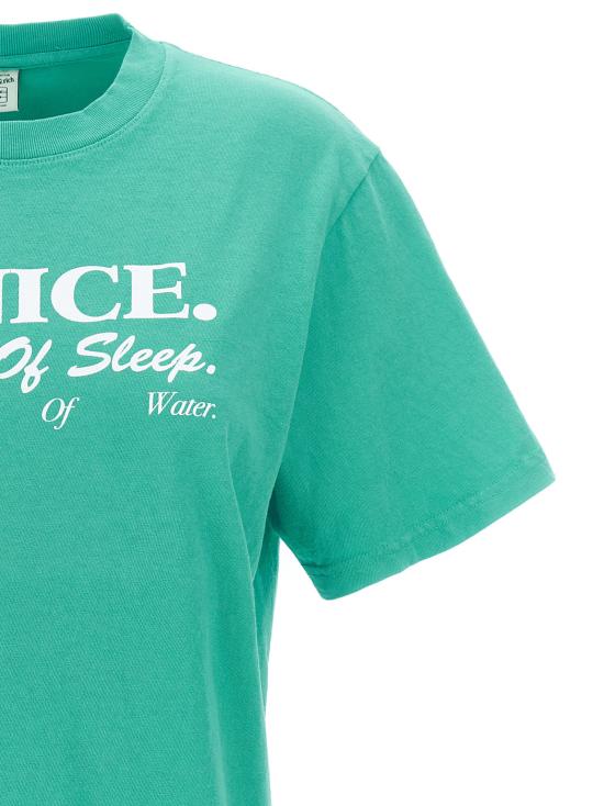  스포티앤리치 반팔 티셔츠 TS858FTFADEDTEAL - SPORTY & RICH