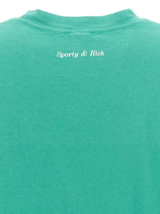  스포티앤리치 반팔 티셔츠 TS858FTFADEDTEAL - SPORTY & RICH
