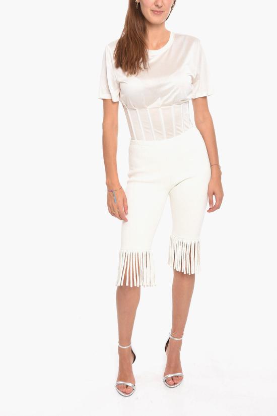  프로엔자슐러 스트레이트 팬츠 R2227789 KY250 107 White - PROENZA SCHOULER