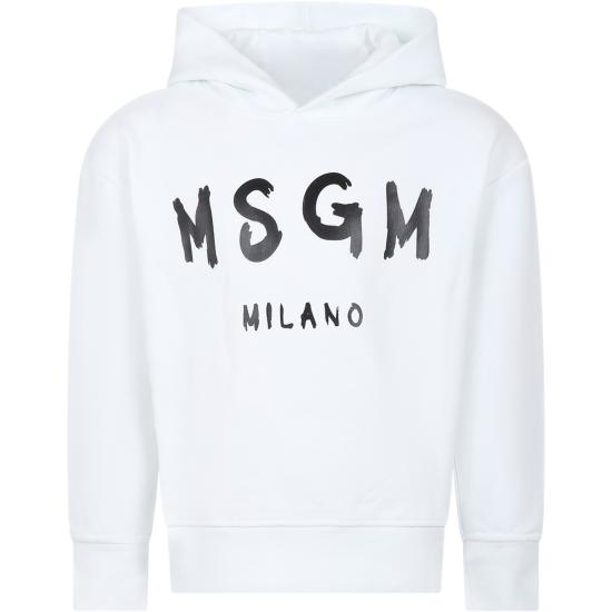 25FW [주니어] 엠에스지엠 트레이닝 상의 MS029325 001 WHITE