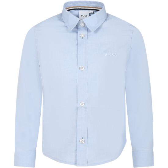 25FW [키즈] 보스 셔츠 J25Q01 77D LIGHT BLUE