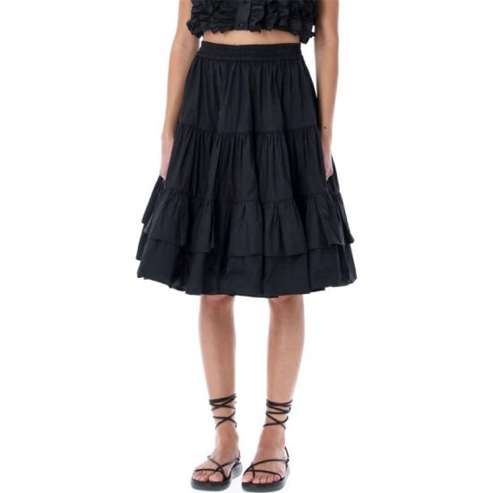  엠에스지엠 / 여성 플라운스 스커트 3241MDD12 22710899 black BPG - MSGM