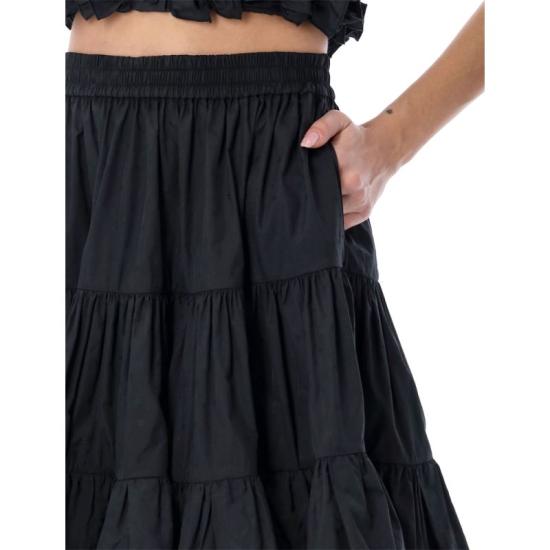  엠에스지엠 / 여성 플라운스 스커트 3241MDD12 22710899 black BPG - MSGM