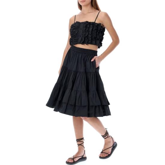  엠에스지엠 / 여성 플라운스 스커트 3241MDD12 22710899 black BPG - MSGM