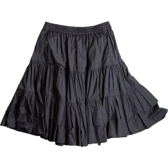  엠에스지엠 / 여성 플라운스 스커트 3241MDD12 22710899 black BPG - MSGM