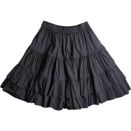  엠에스지엠 / 여성 플라운스 스커트 3241MDD12 22710899 black BPG