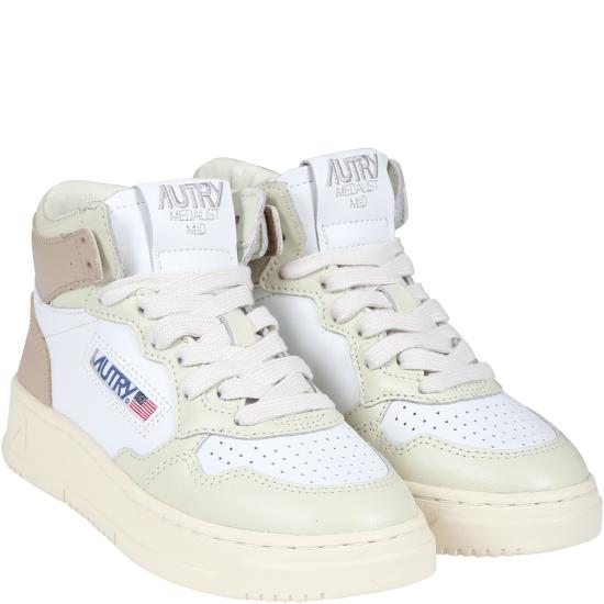 25FW [키즈] 오트리 스니커즈 KUMK 3C06 BEIGE - AUTRY