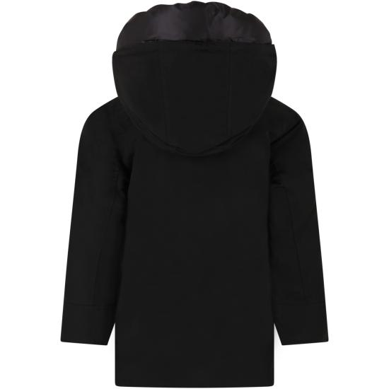 25FW [키즈] 울리치 패딩 CFWKOU0223FRUT0641 A BLK BLACK - WOOLRICH