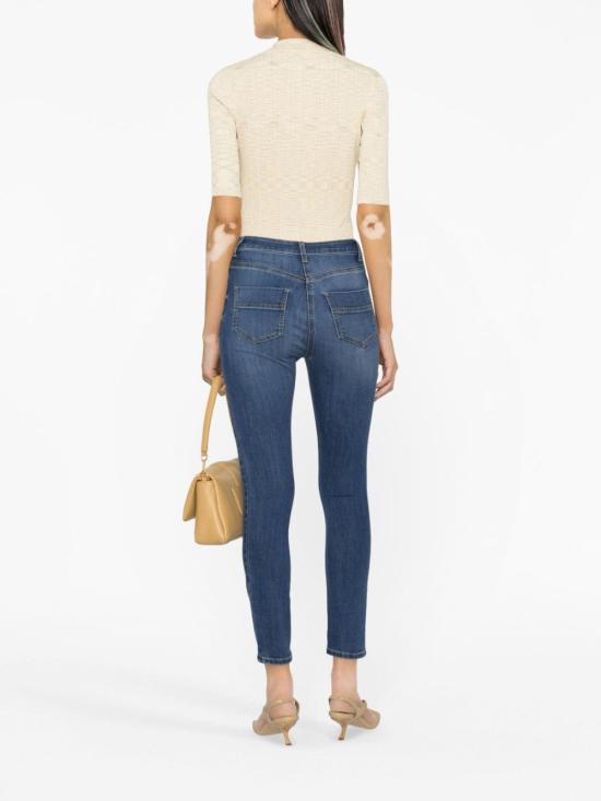  엘리자베타프랜치 데님 스트레이트 팬츠 스트레이트 팬츠 PJ20S36E2 104 DENIM BLUE - ELISABETTA FRANCHI