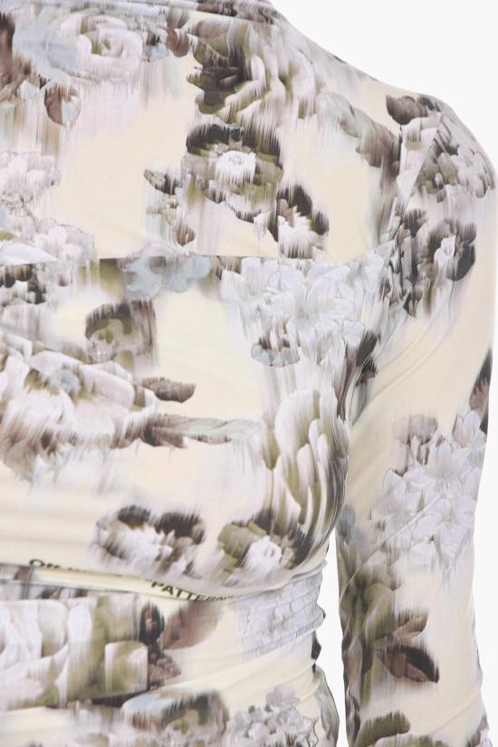  오프화이트 터틀넥 OWAD194F22 JER001 0984 Green - OFF WHITE