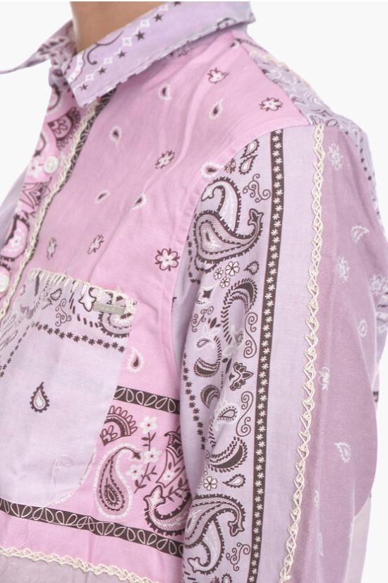  아미리 블라우스 Y0W06472PD LAV Pink - AMIRI