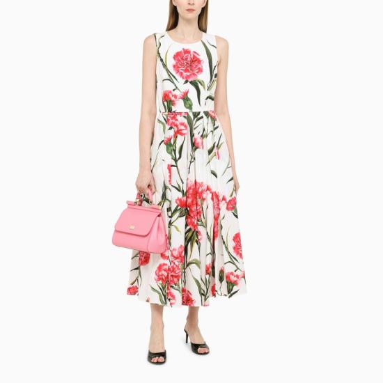  돌체앤가바나 / 스몰 시실리 토트백 BB6002A1001 Pink BPG - DOLCE & GABBANA