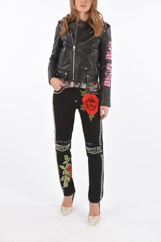  필립 플레인 바이커 자켓 F18C WLB0771 PLE002N 02 Black - PHILIPP PLEIN