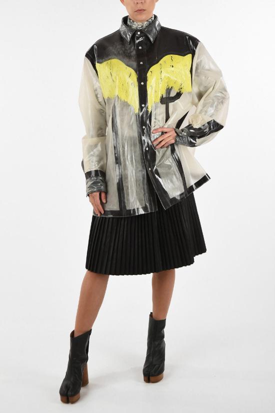  마르지엘라 블라우스 S29DL0137 S40239 961 Bianco Grigio - MAISON MARGIELA