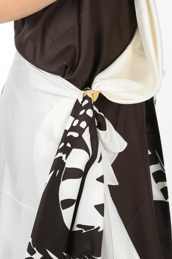  보테가베네타 미디 원피스 621201VKT908858 Brown - BOTTEGA VENETA